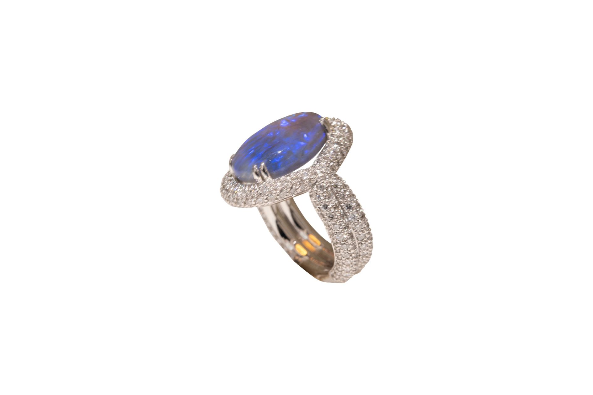 Ring with brilliant diamonds - Image 5 of 8