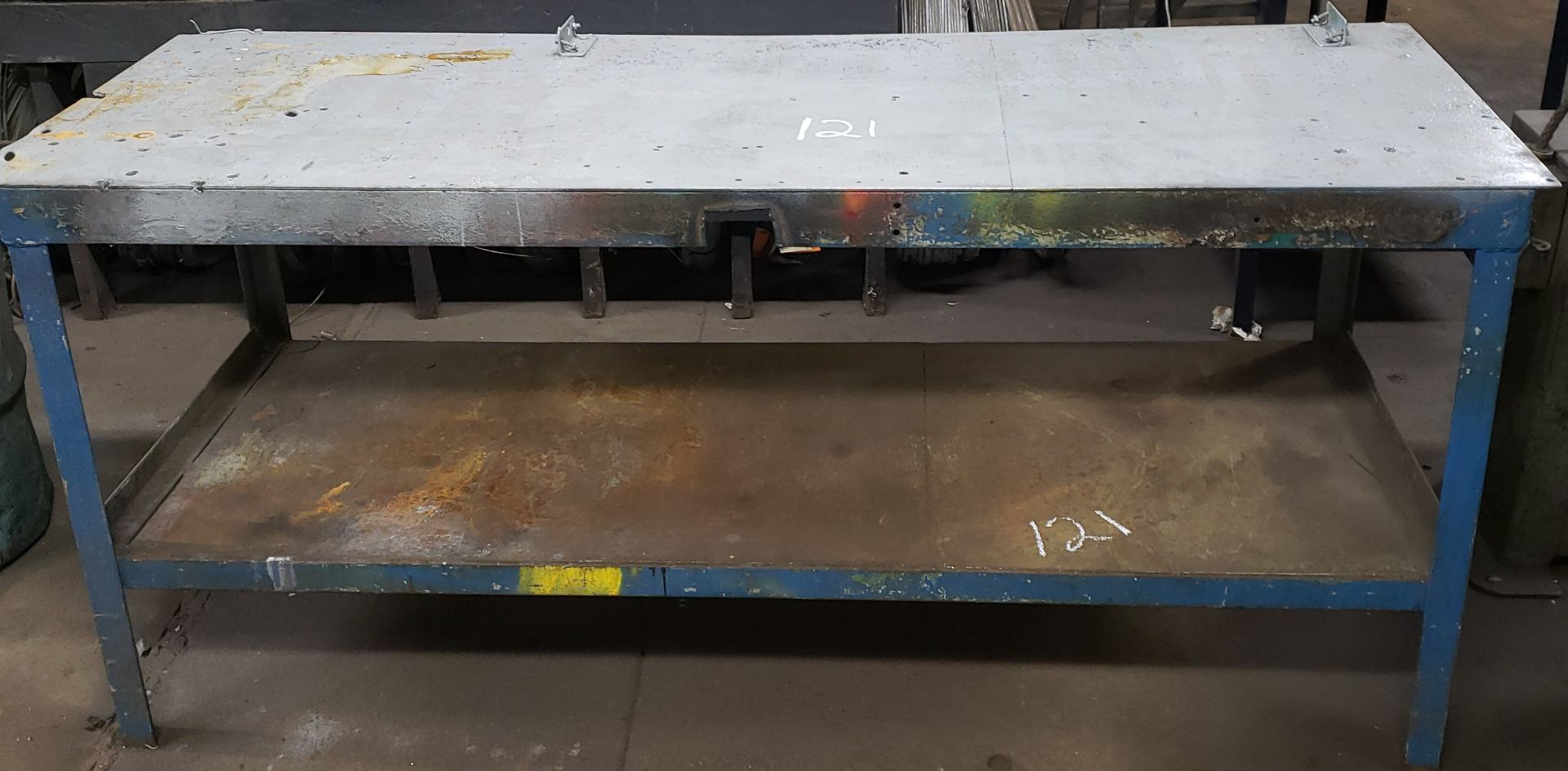 8' Metal Shop Assembly Table