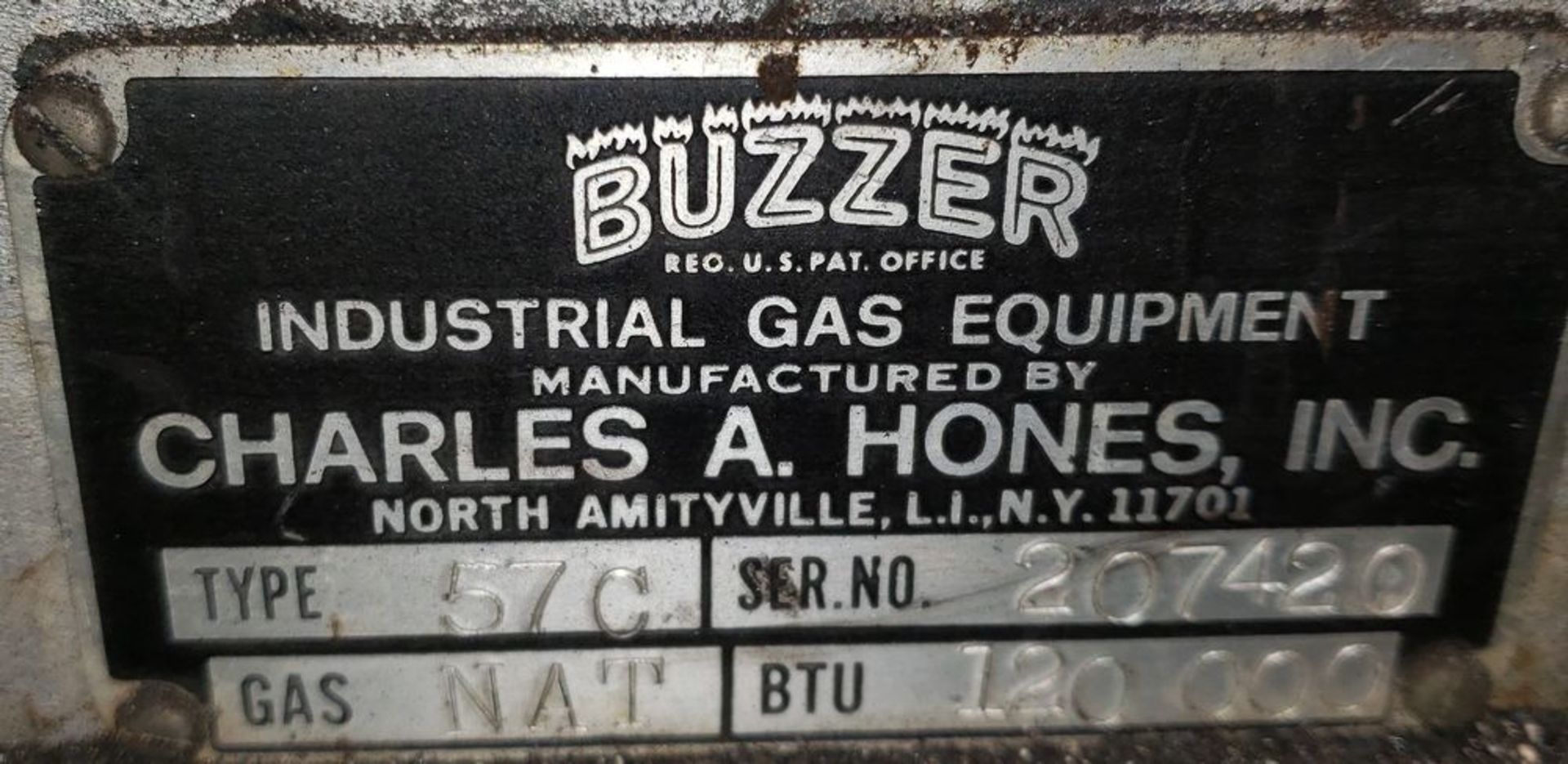 Charles A. Hones, Inc. BUZZER Stress Releiving Oven -Type 570 - Image 3 of 5