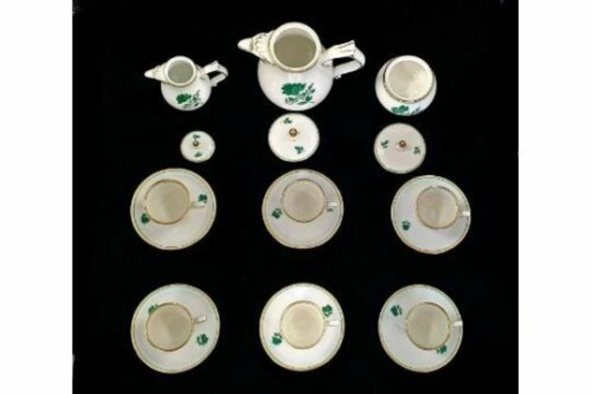 Augarten | 18 Piece Mocca Set | Rare Form Nr. 75 - Bild 3 aus 8