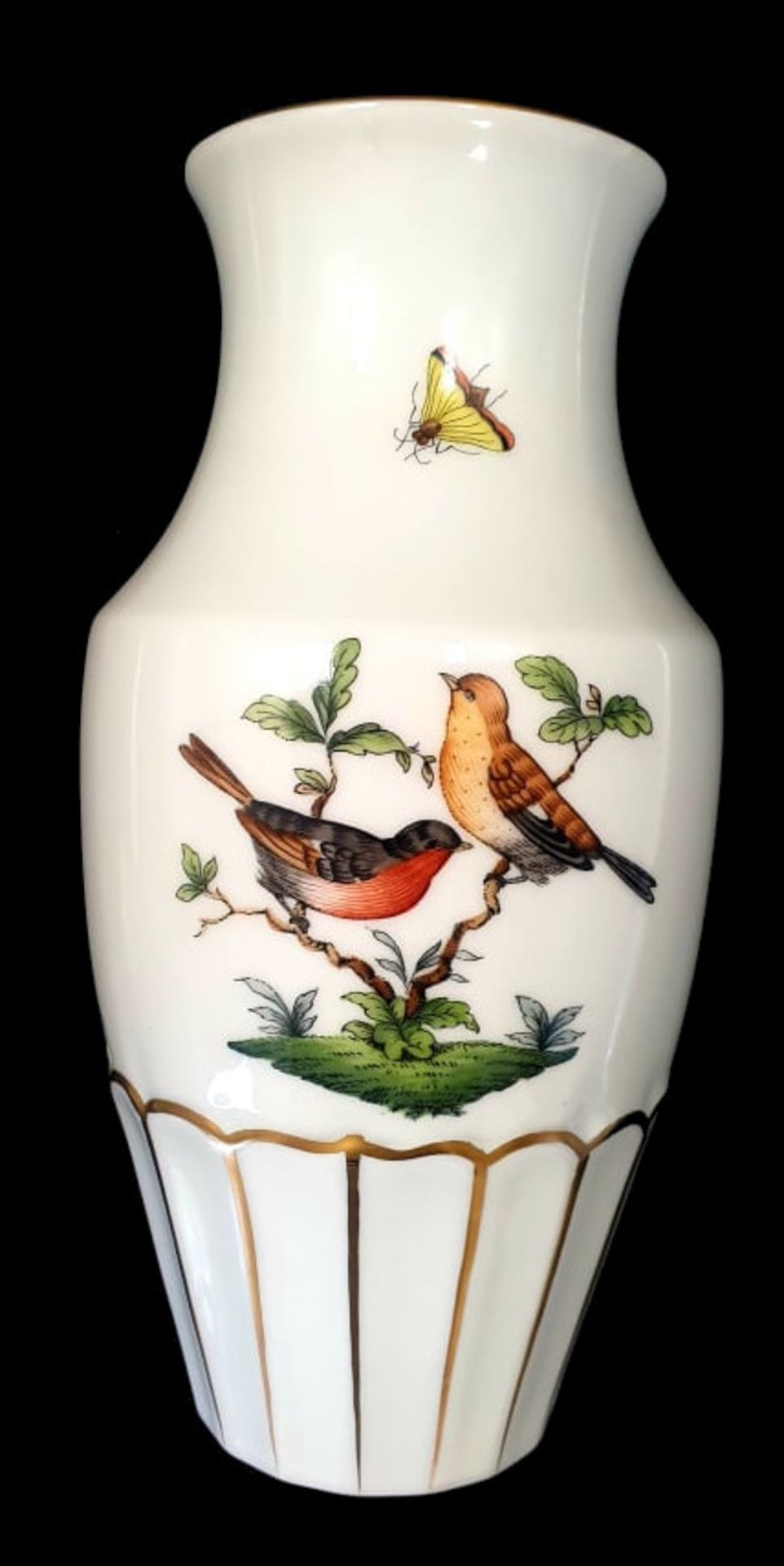 Herend | 4 Vases | Rothschild Bird - Image 6 of 11