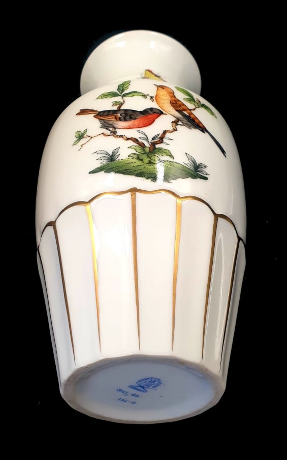 Herend | 4 Vases | Rothschild Bird - Image 7 of 11