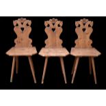 Biedermeier | 3 Chairs | Bauernsesseln