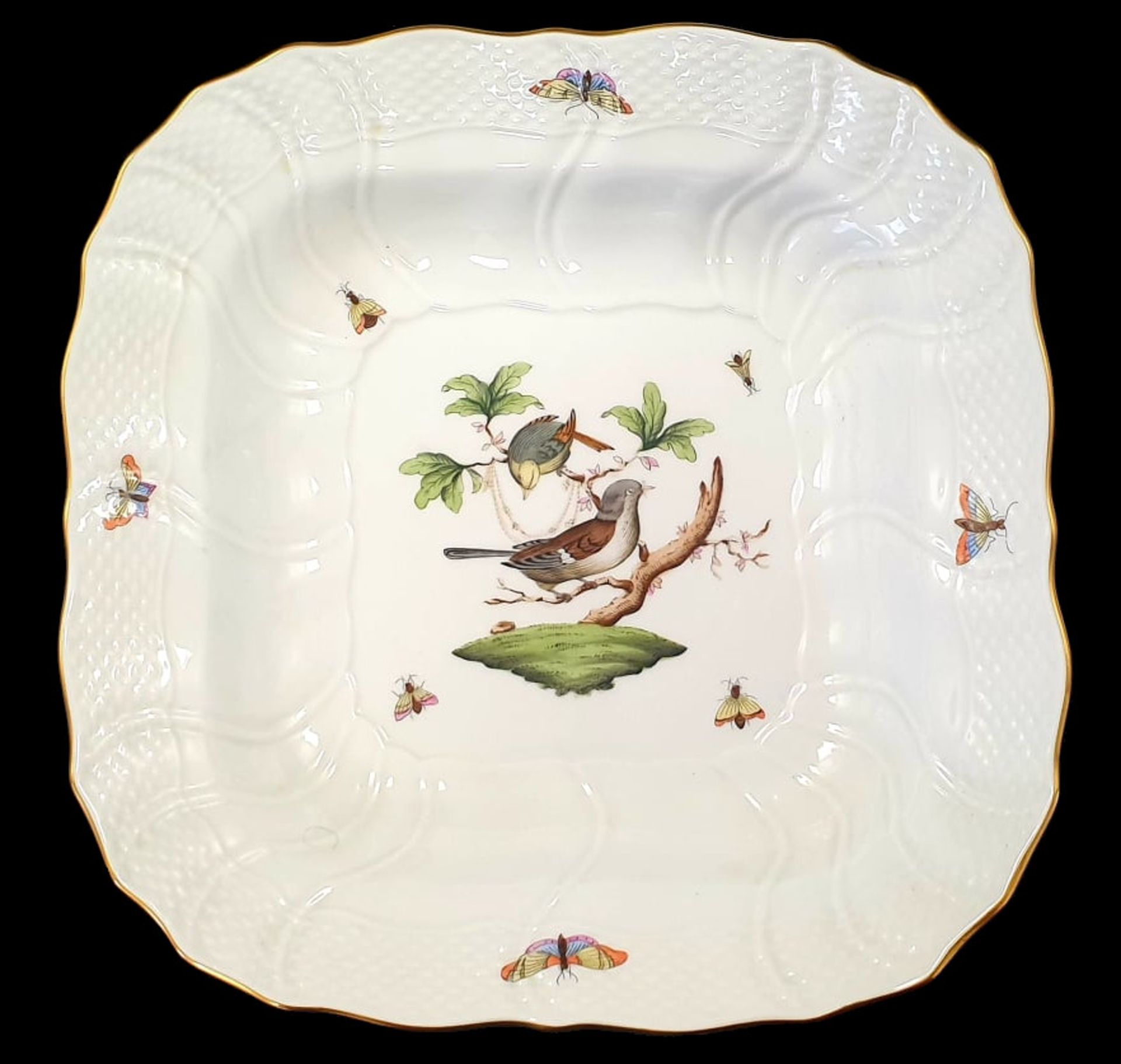 Herend | 2 Serving Bowls | Rothschild Birds - Image 3 of 5