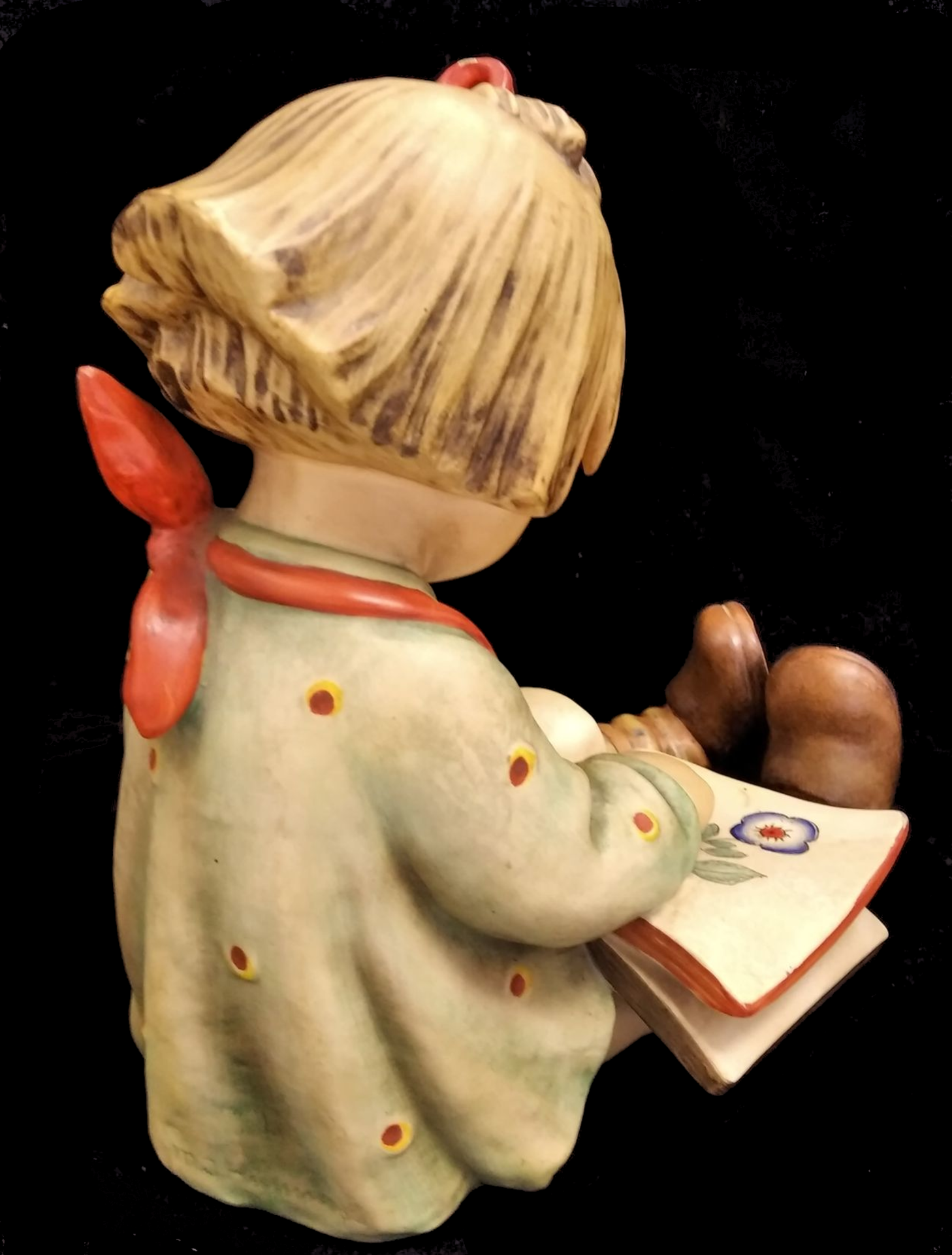 Large Early Goebel | Girl Reading Book - Image 3 of 6