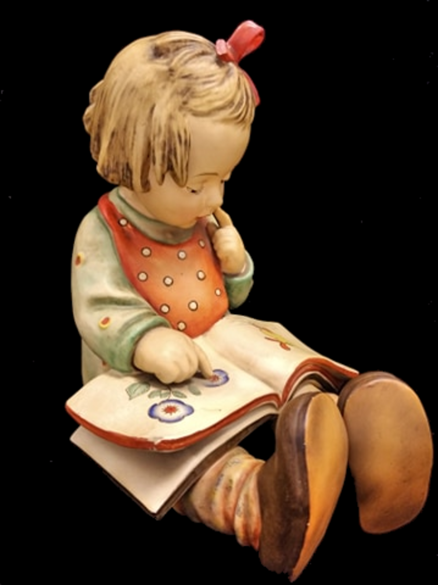 Large Early Goebel | Girl Reading Book - Image 2 of 6