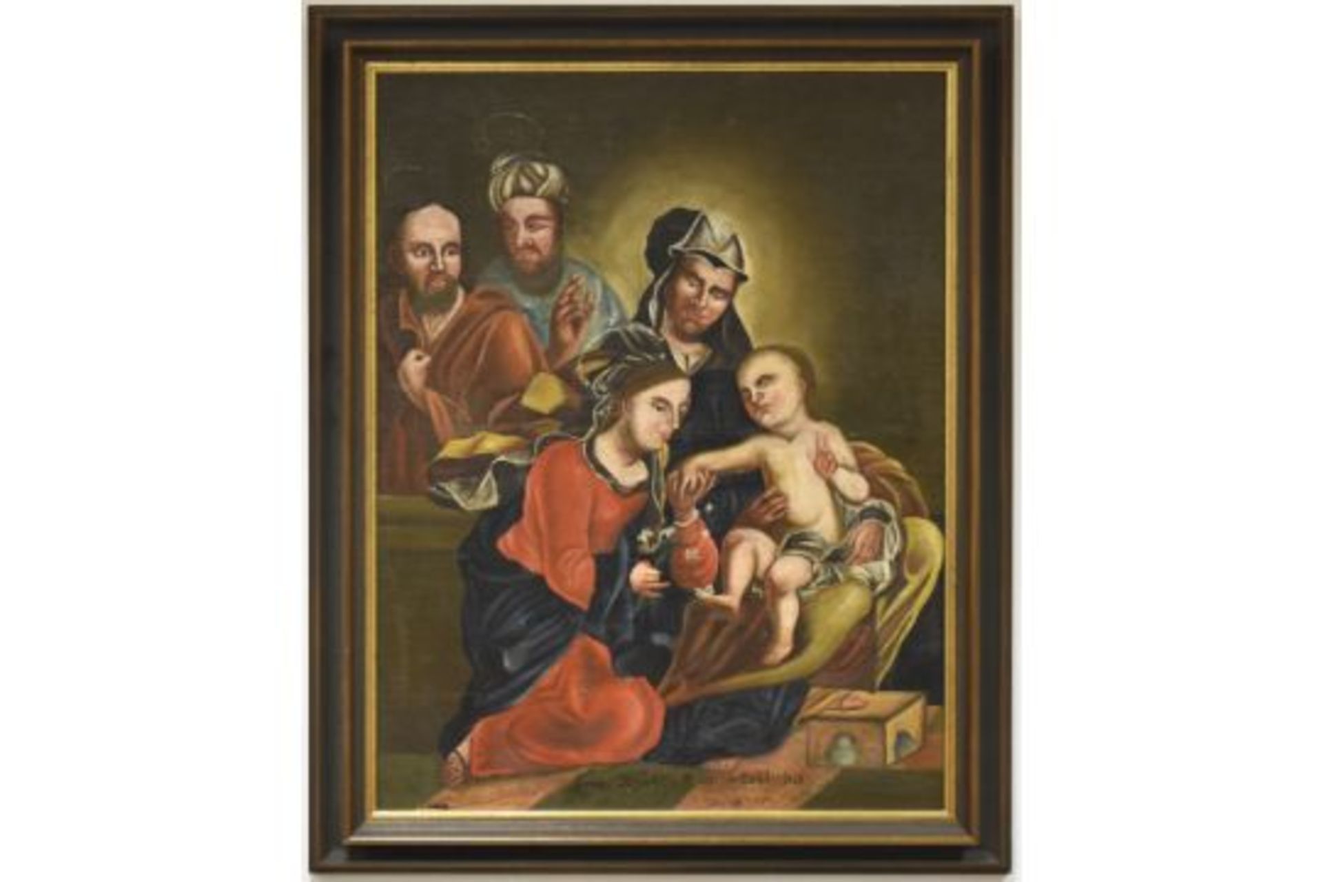 19th Century | Holy Family | Oil on Canvas - Image 2 of 6