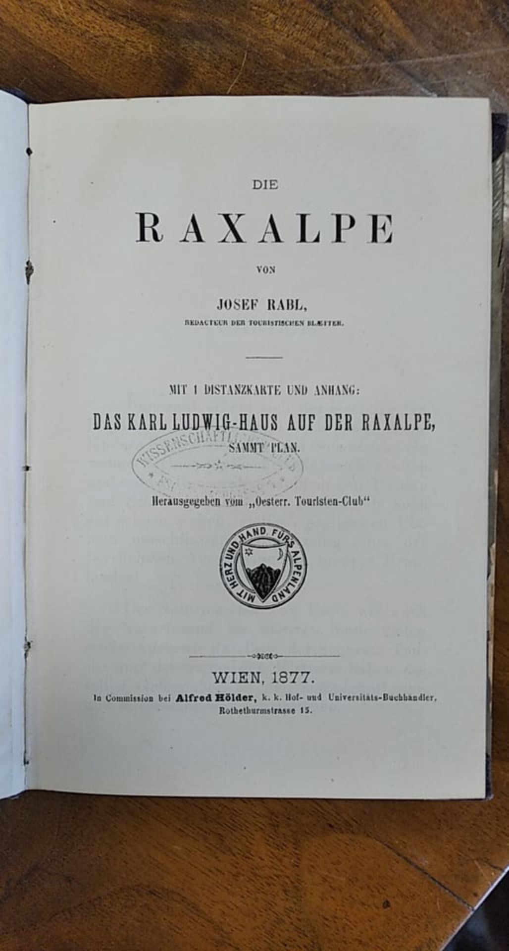 Book | Raxalpe | Karl Ludwig Haus | Josef Rabl - Bild 3 aus 5