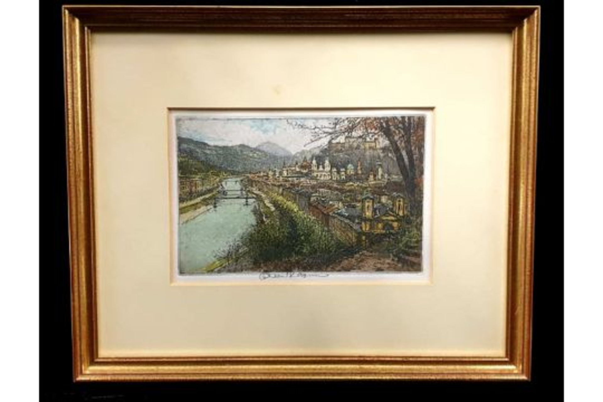 Robert Kasimir | Salzburg | Etching - Bild 3 aus 4