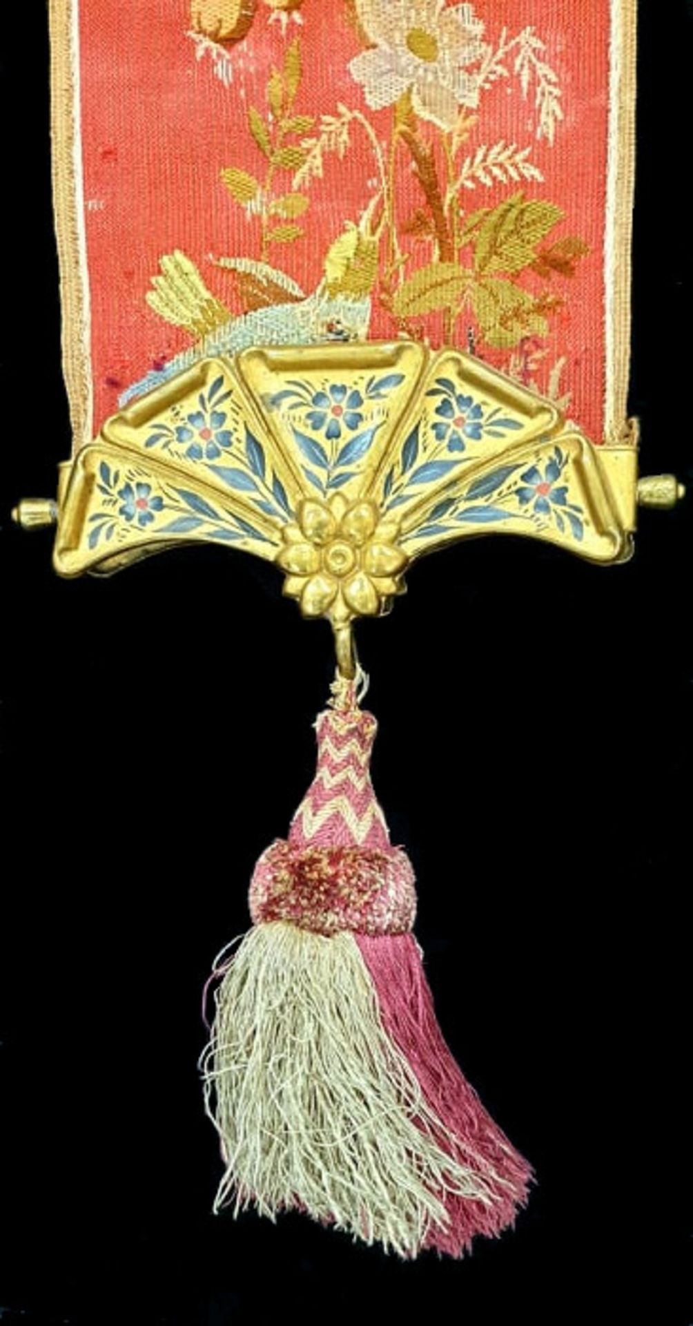 19th Century Bell Pull | Japonisme | Silks - Bild 3 aus 5