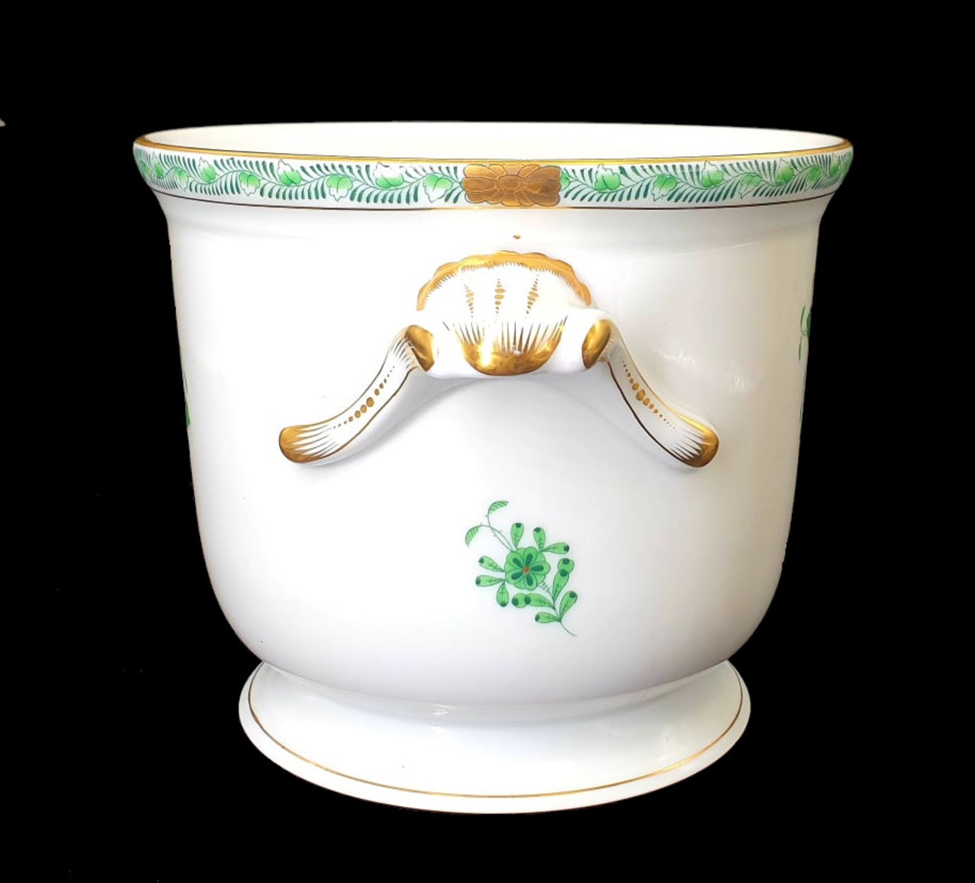 Herend | Apponyi Green | Cache Pot - Image 2 of 6