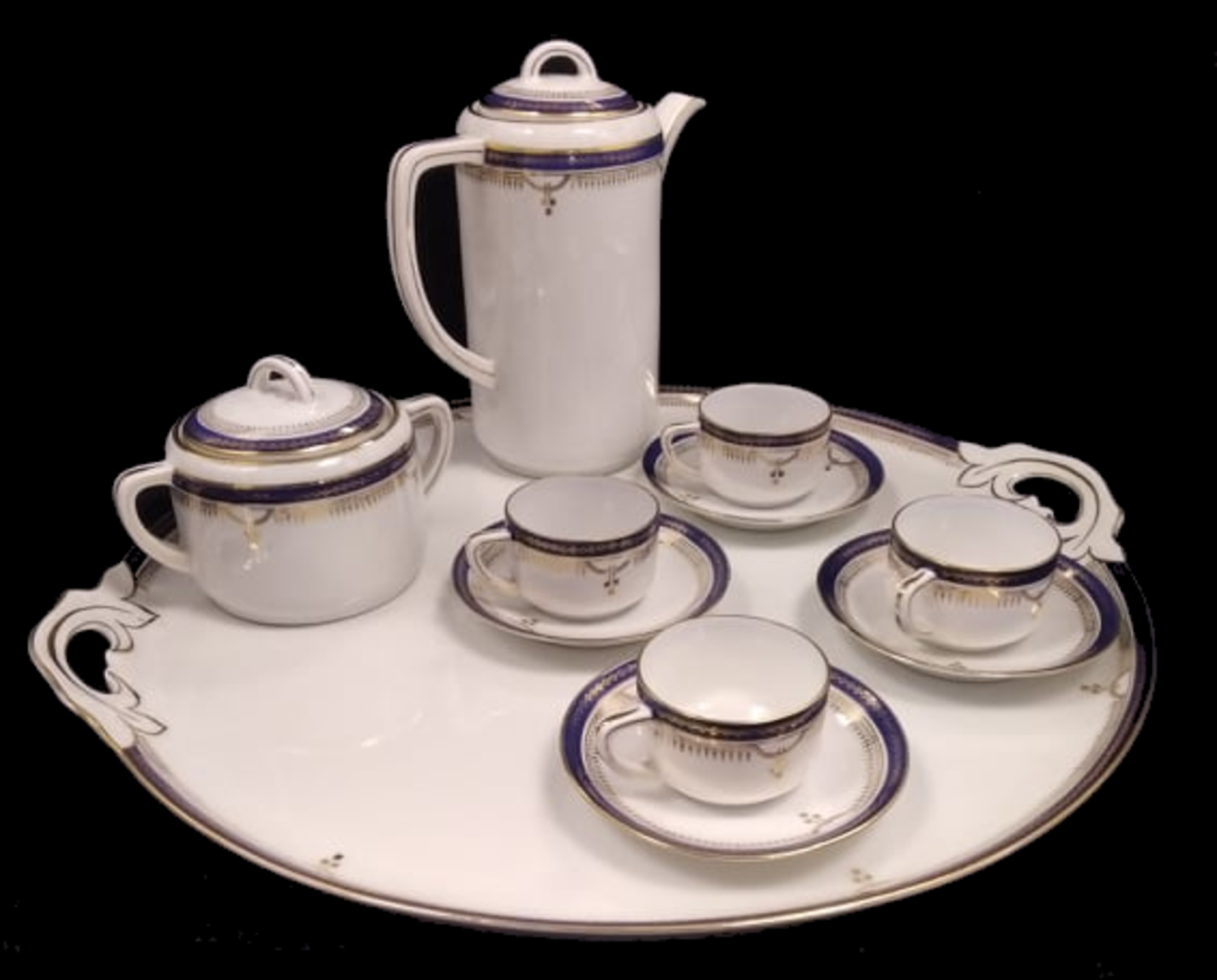 Mocca Set | Royal Austria | 14 Pieces | Jugendstil