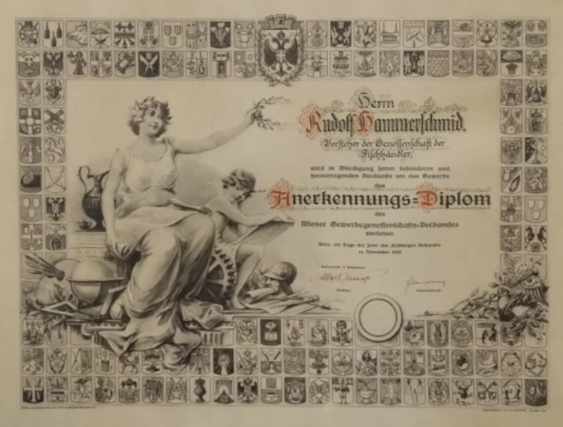 Post WW1| Diploma of Recognition