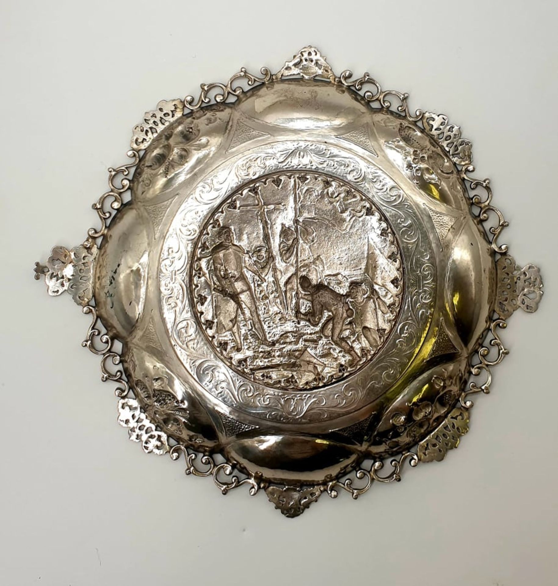 Silver bowl | 800 Silver | Repousse - Bild 2 aus 5