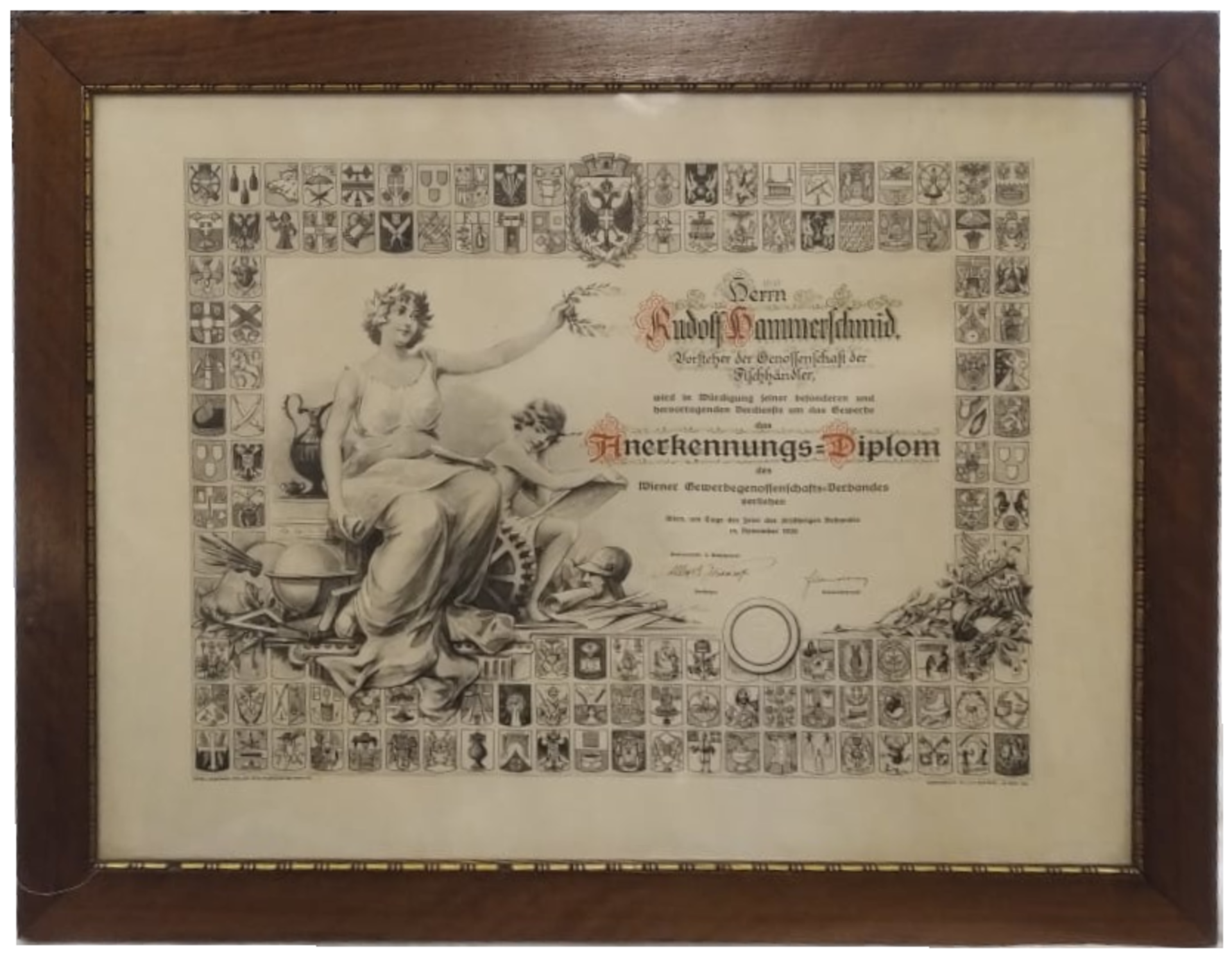 Post WW1| Diploma of Recognition - Image 2 of 5