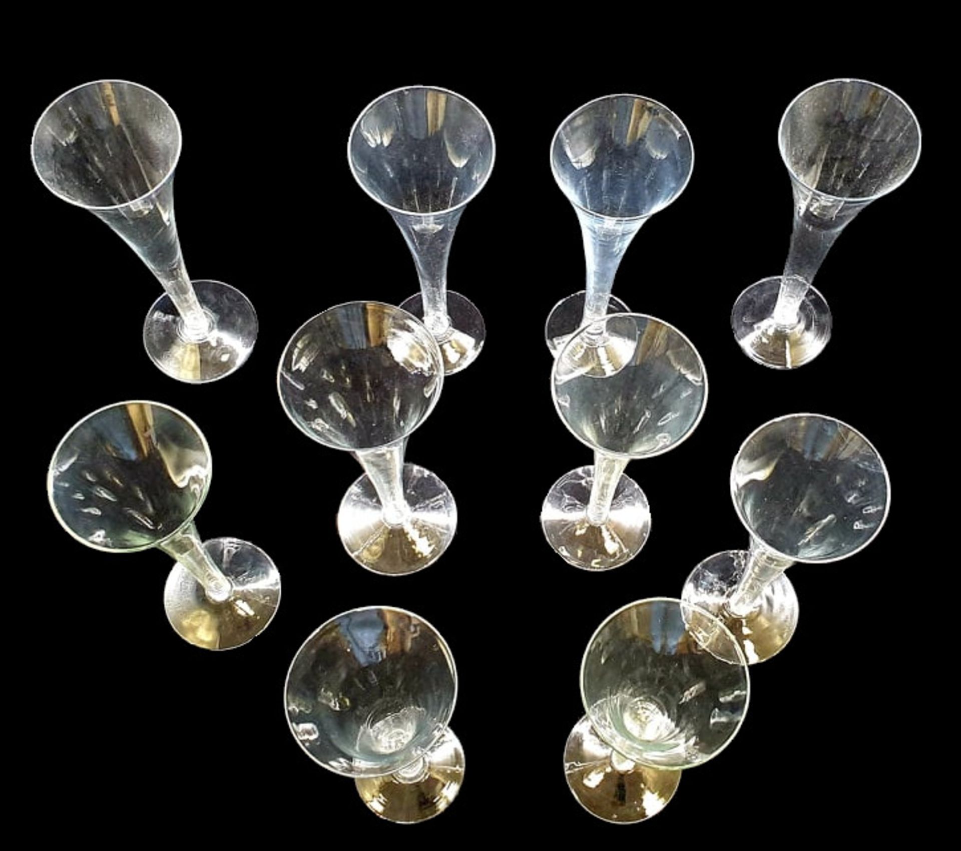 10x | Trumpet Champagne Flutes - Image 3 of 5