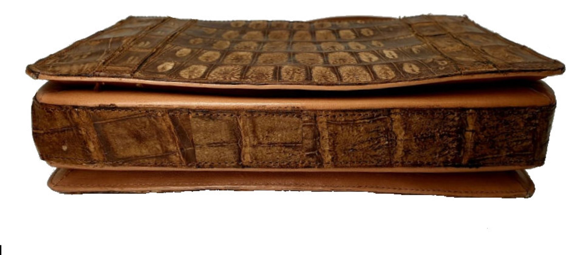 Brown Croco Handbag - Image 5 of 8