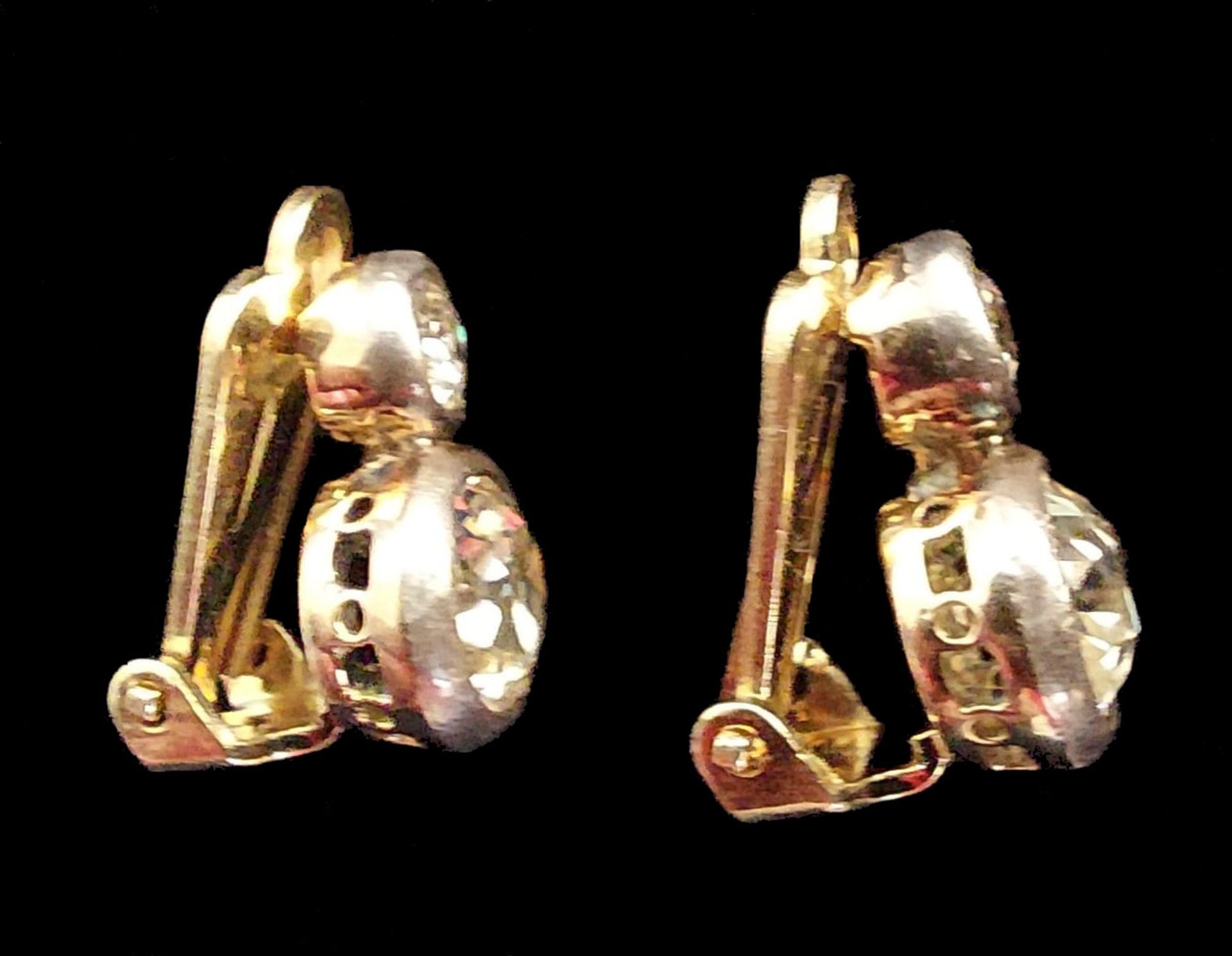 Peruzzi Cut | Diamond | Clip Earrings | 4ct - Image 4 of 5