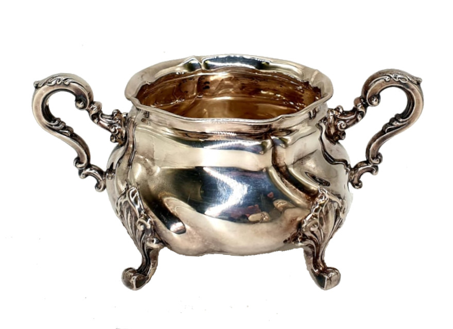 German Coffee Pot & Sugar Bowl | 830 Silver - Image 5 of 7