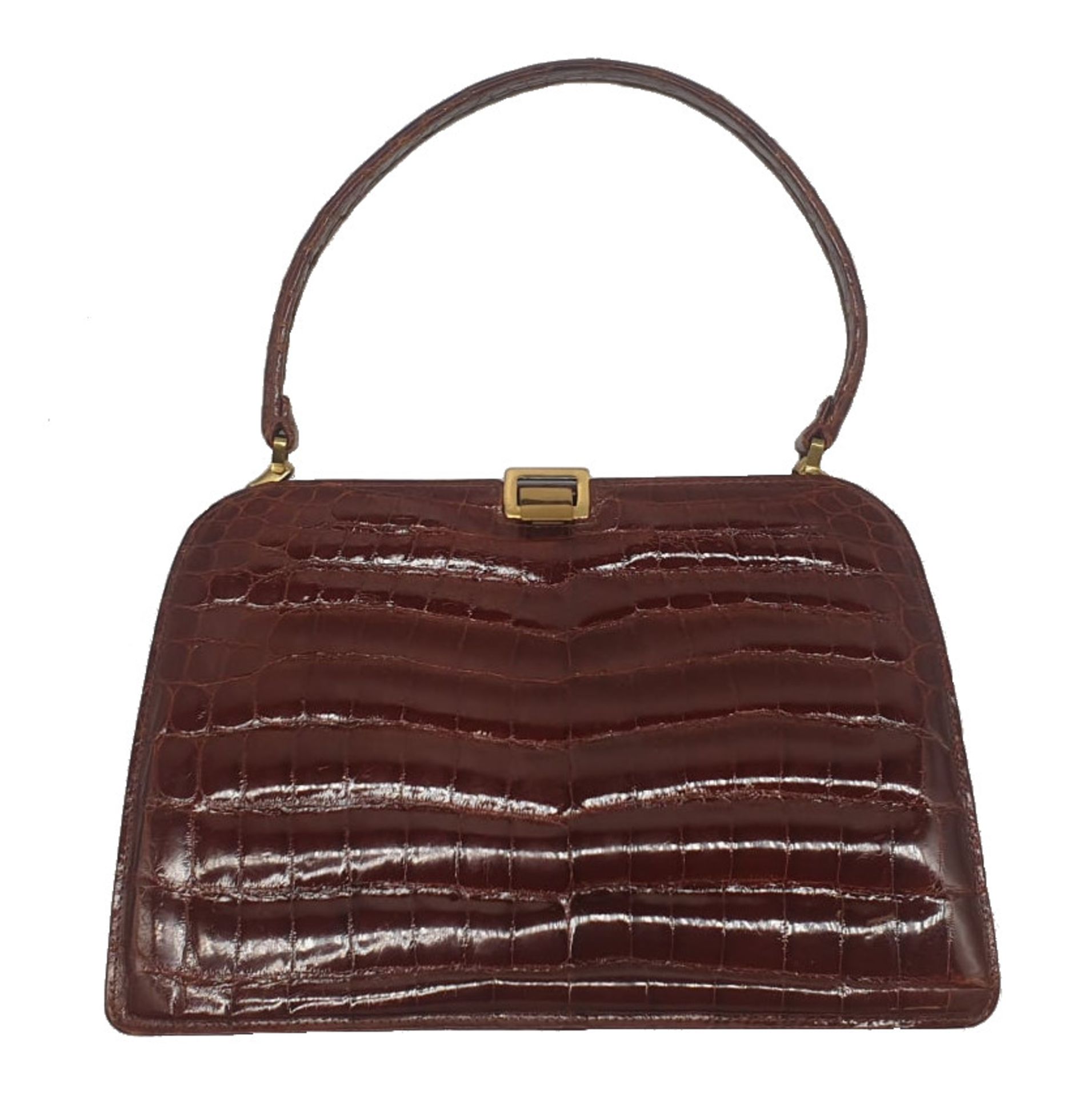 Crocodile Bag | Maroon - Image 2 of 8