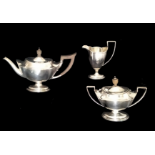 Deco Tea set | Sterling | Shreve, Crump & Low