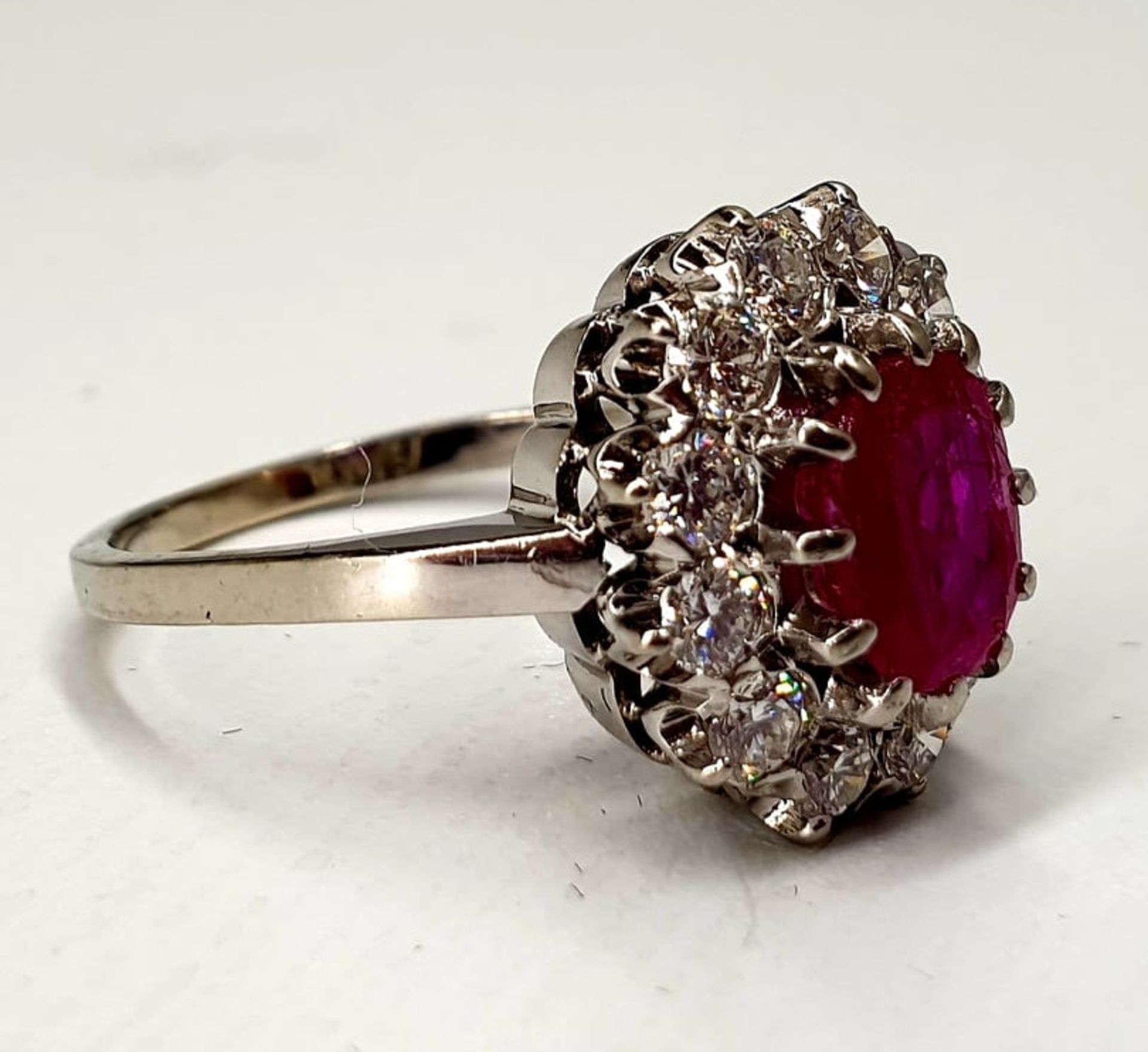 Ring | Diamond & Ruby | 14K