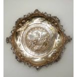 Silver bowl | 800 Silver | Repousse