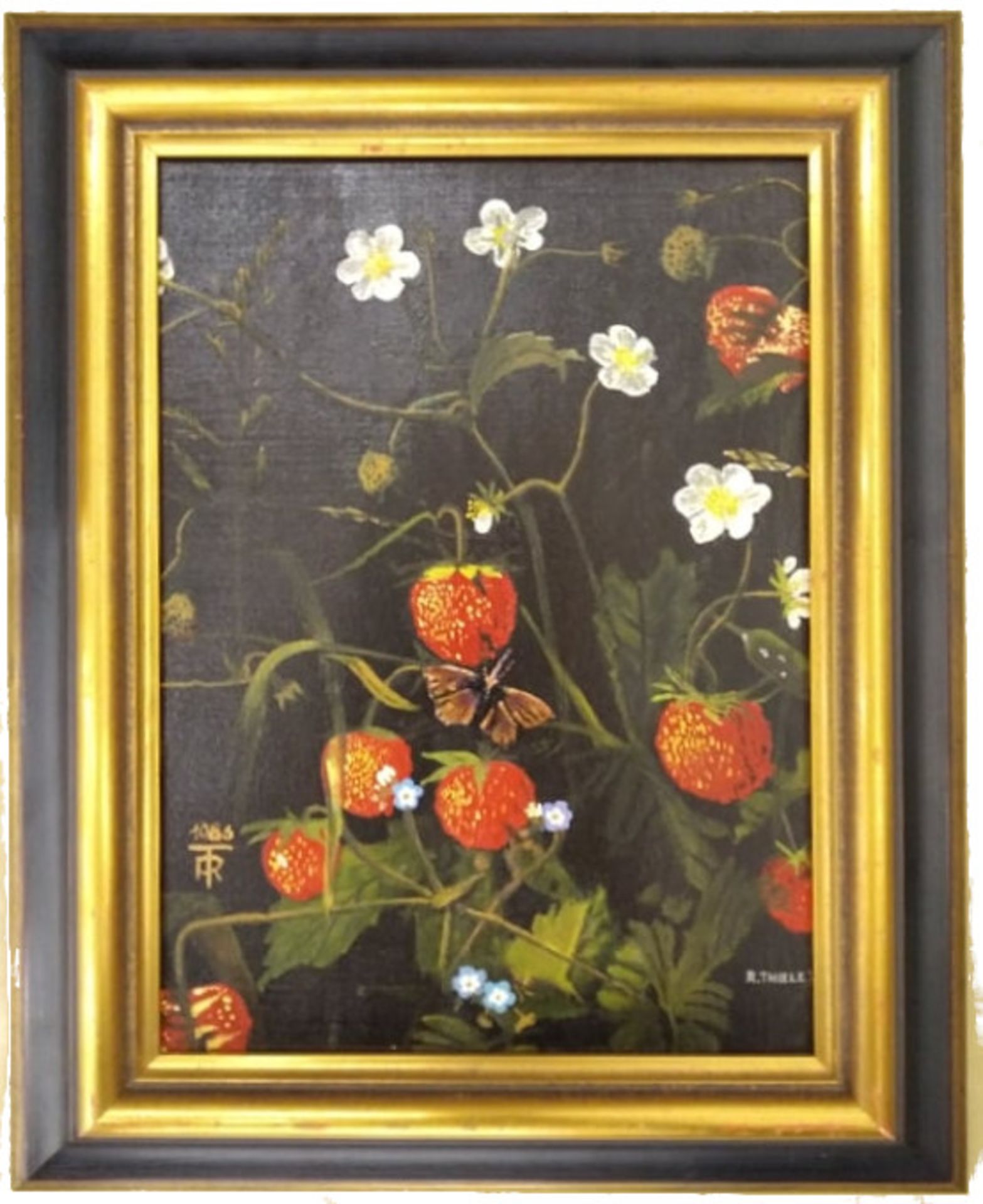 Oil on Canvas | Strawberries | Thiele - Image 2 of 5