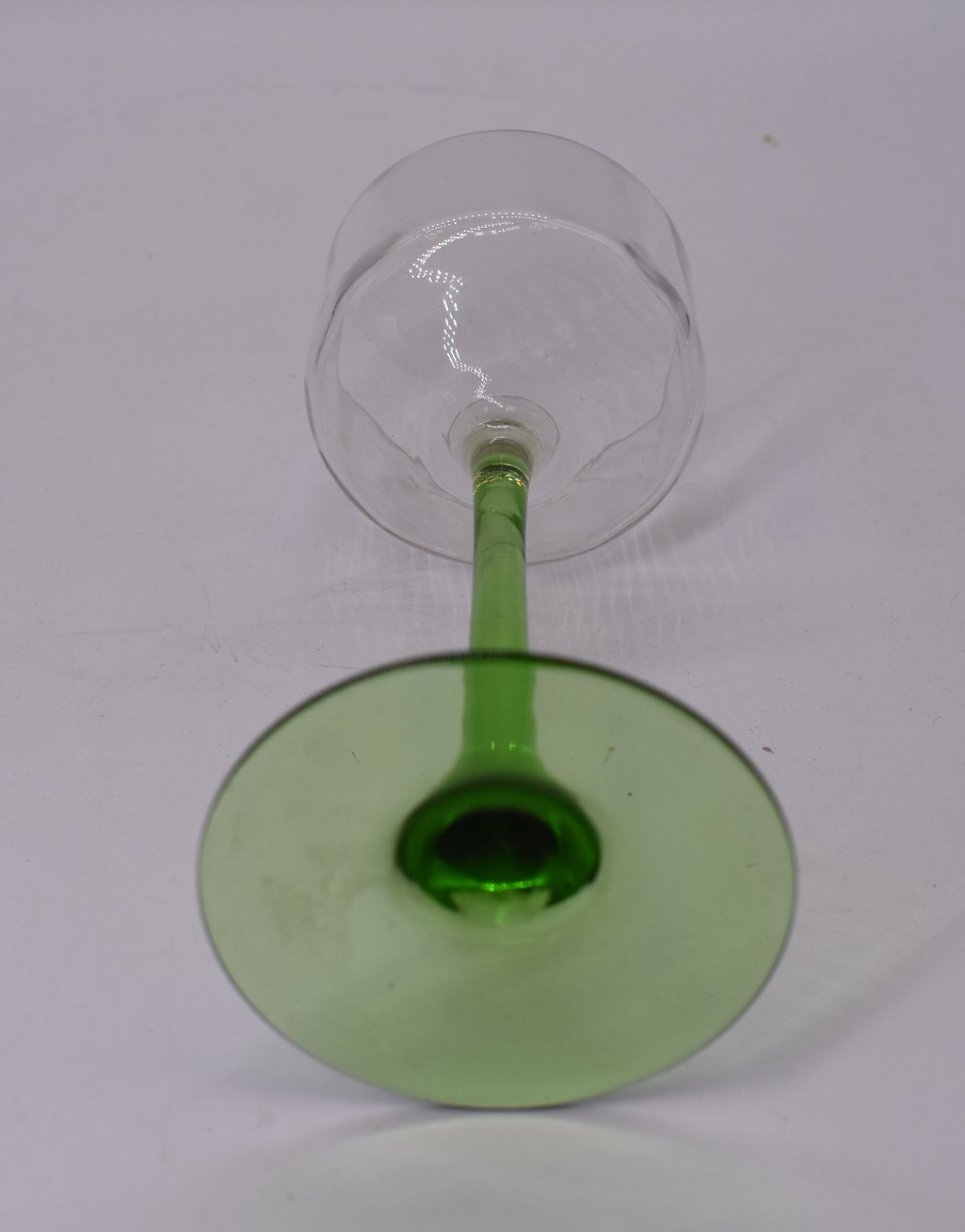 4x Green Stem | Clear Glass - Image 5 of 5