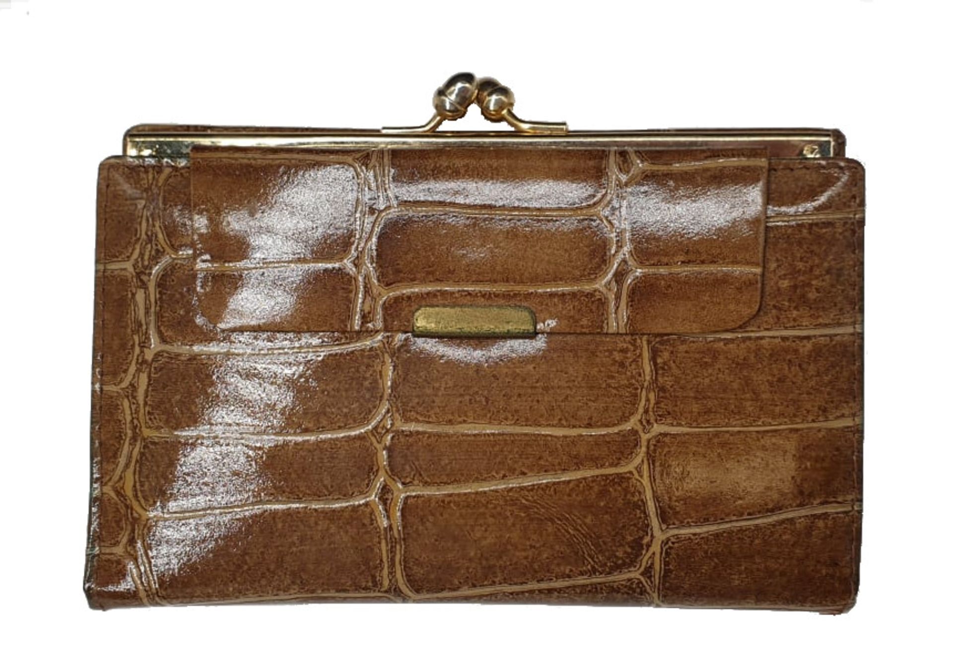 Crocodile Handbag | Brown - Image 5 of 9