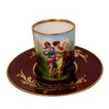 Franz Dorfl | Wiener Porzellan Cup & Saucer