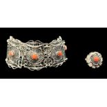 Silver Tracht Set | Bracelet & Ring