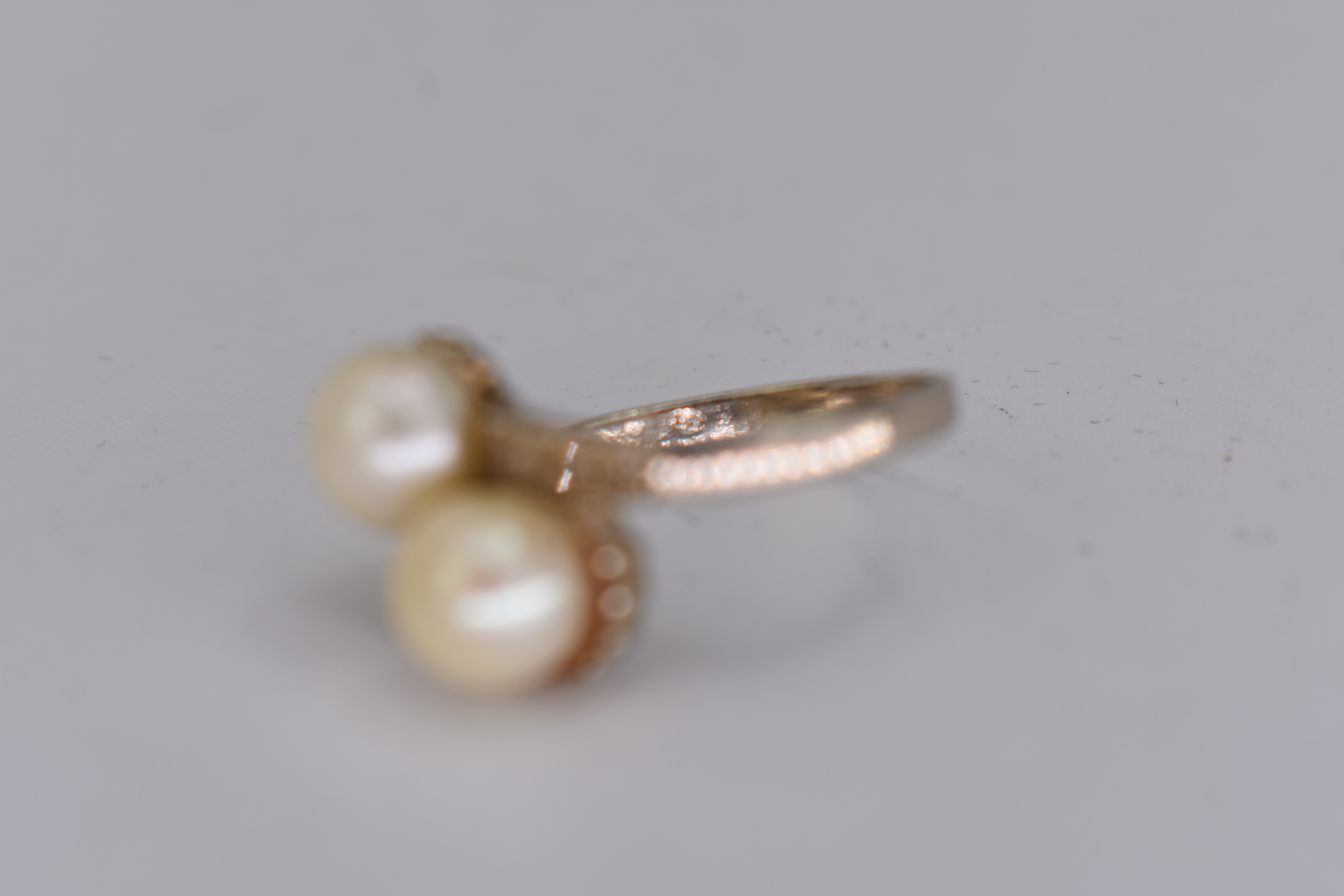 Akoya Pearls | Diamond | 14K Gold - Image 3 of 3