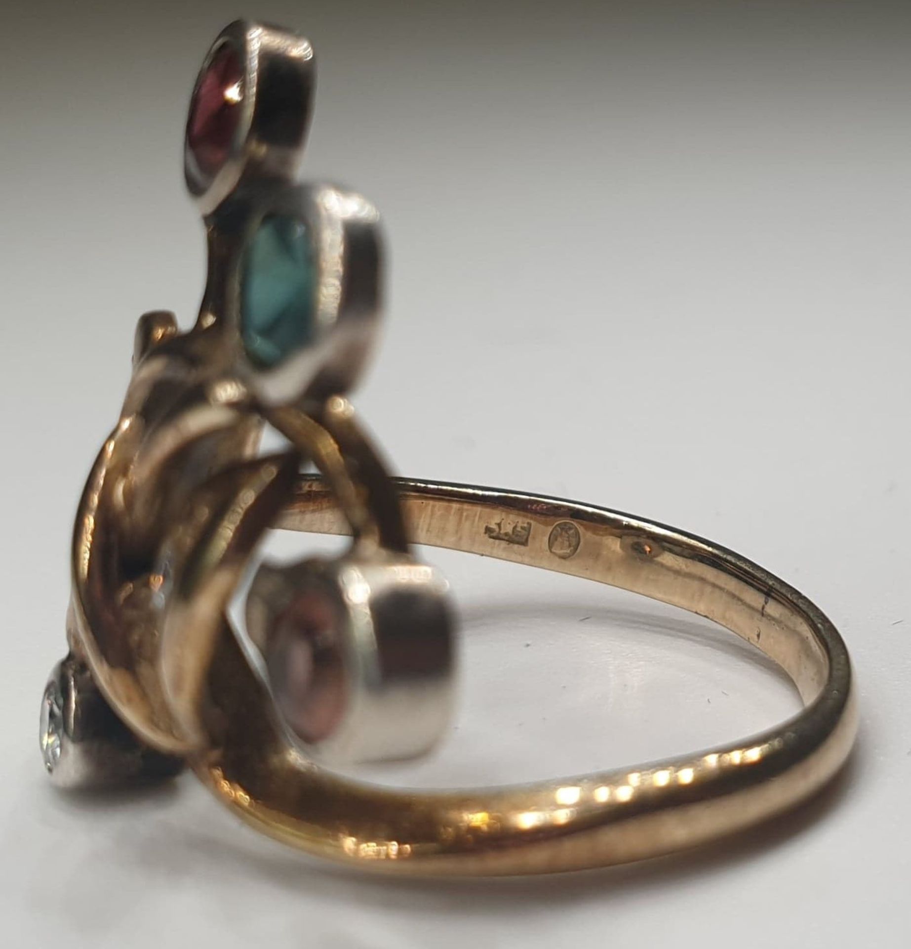 4 Stones | 14K Ring (585) - Bild 2 aus 6