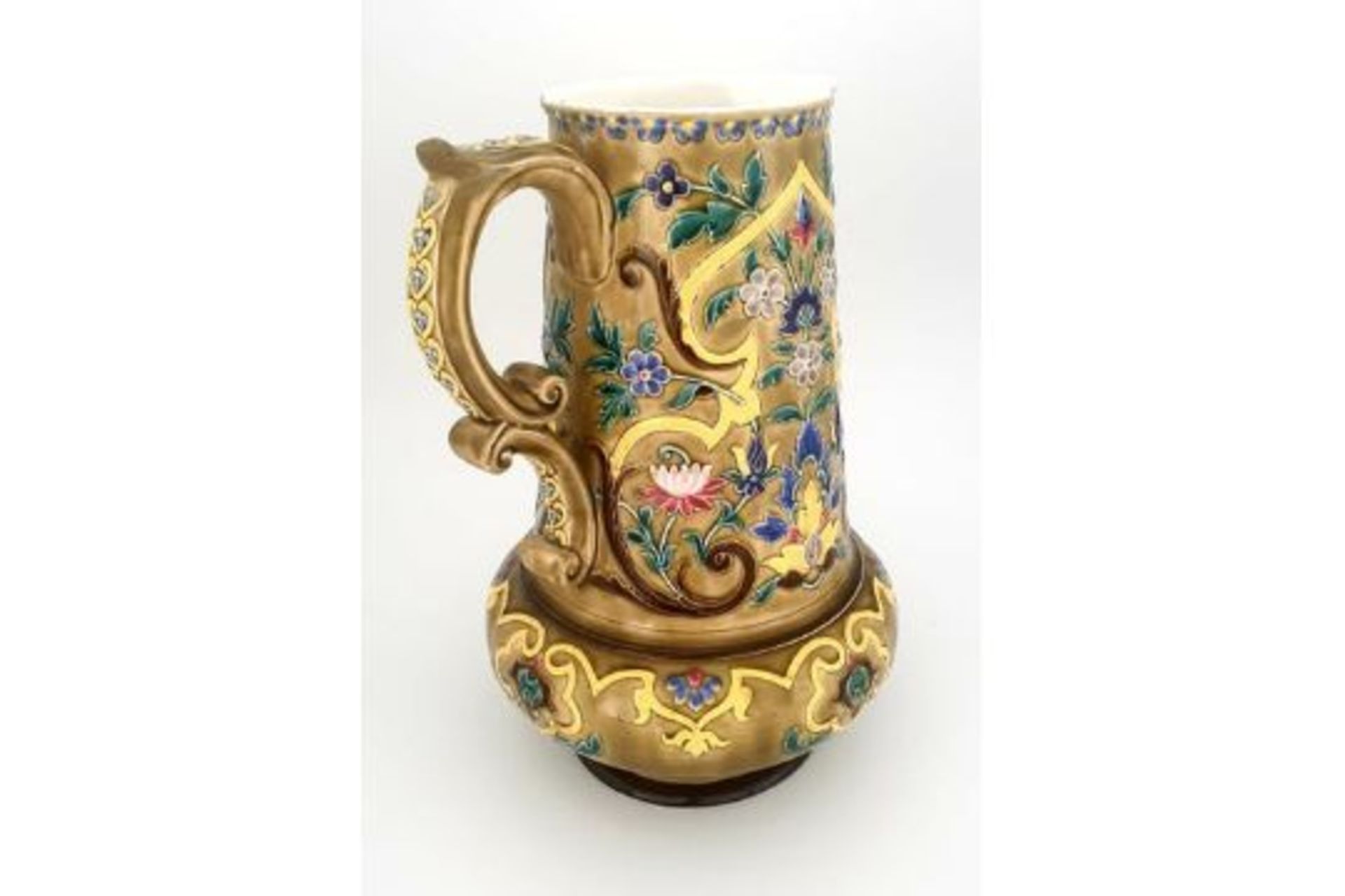 Mojolica Jug | Bohemian | Jugendstil - Image 2 of 5