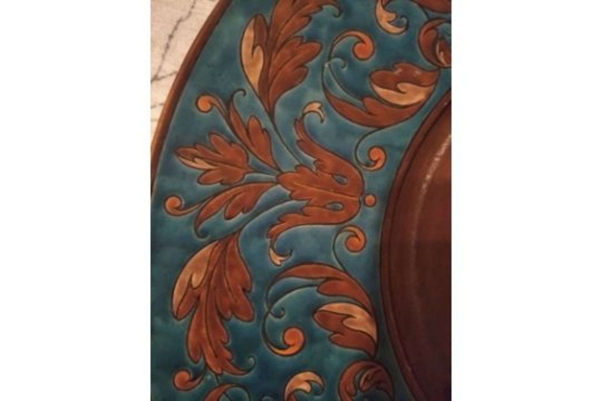 Majolica Wall Plate | Austria - Image 3 of 5