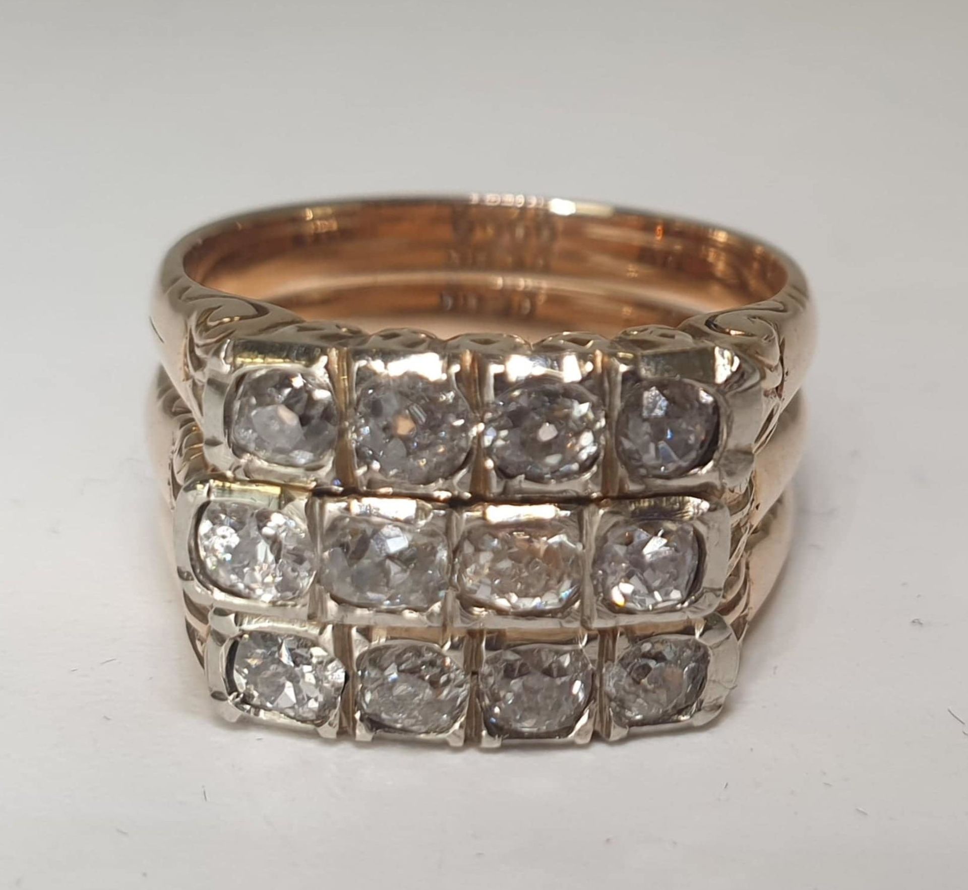3 Diamond Rings | 14K Gold