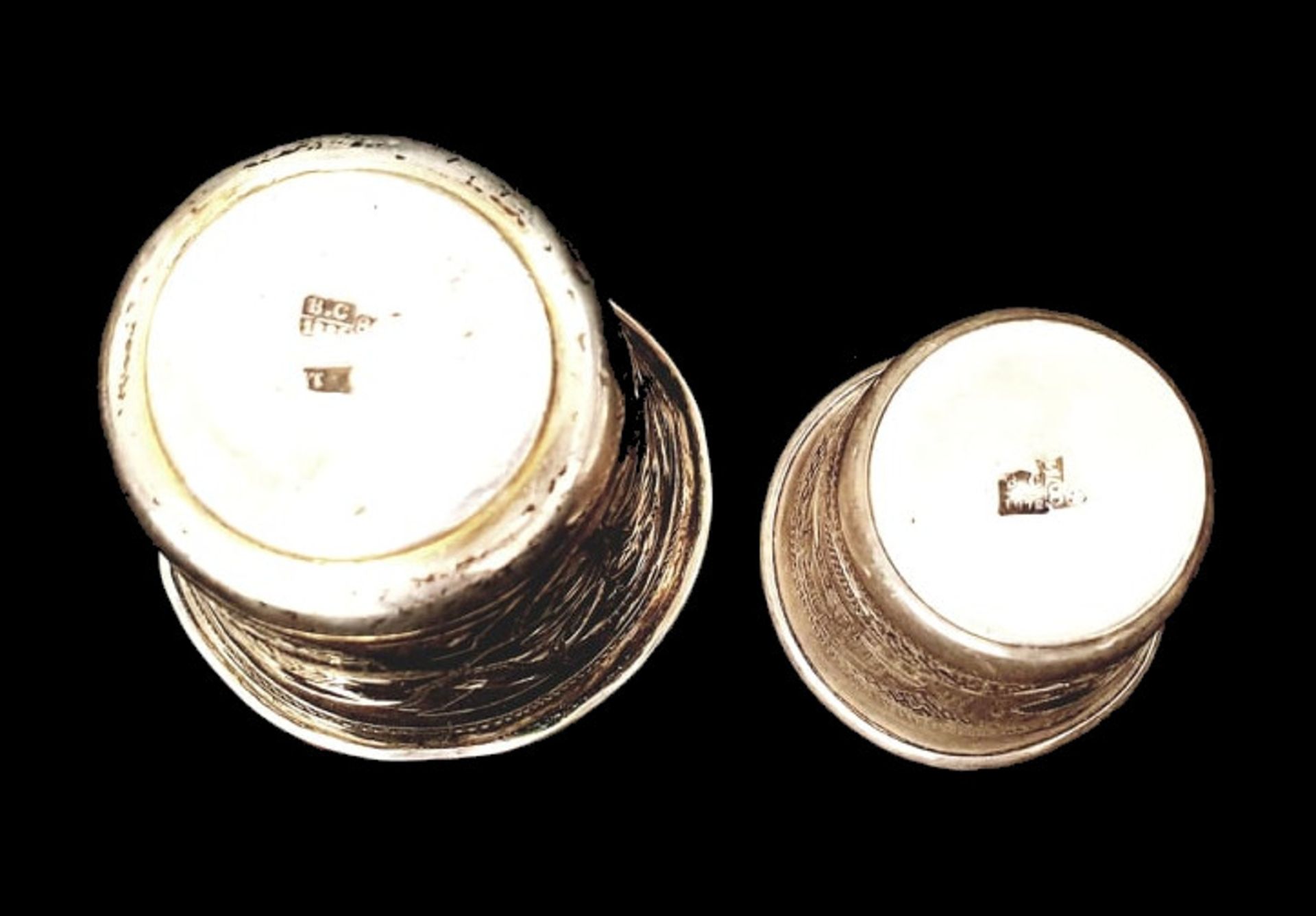 2 Imperial Russian Silver | B.C | Beakers (Kiddusch) - Bild 2 aus 5