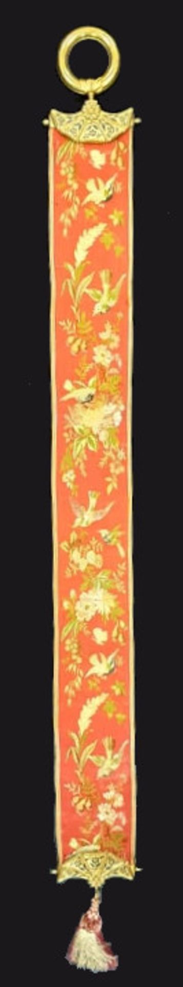 19th Century Bell Pull | Japonisme | Silks - Image 2 of 5