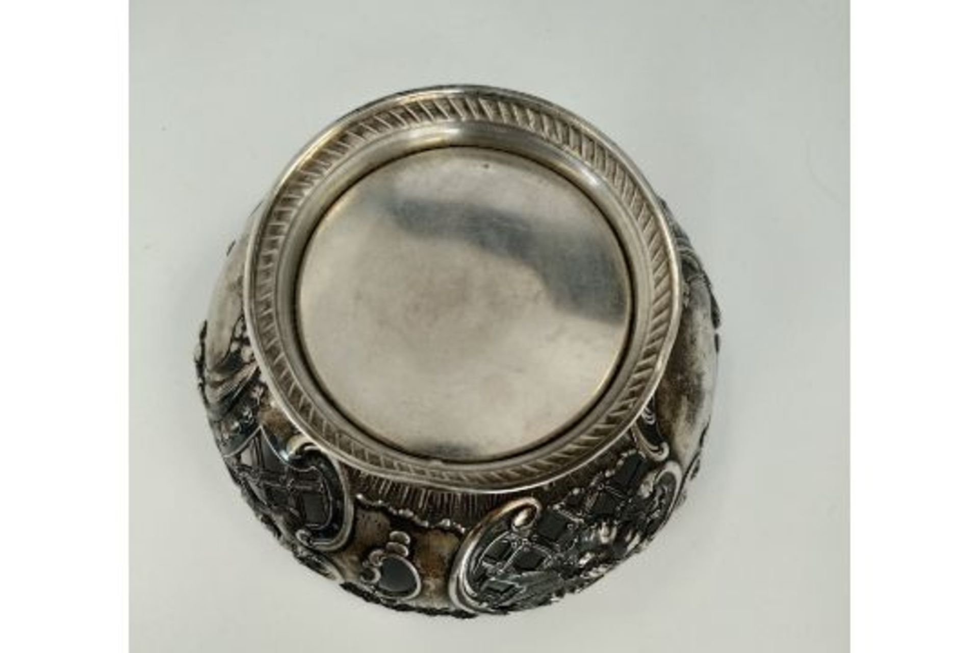 1900 Silver Fruit bowl | Austria | 800 Silver - Bild 2 aus 3