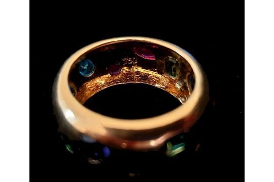 18k | Custom Gold Ring | 52.5 | M - Image 2 of 4