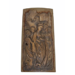 St. Ursula | Carved Panel | Gothic