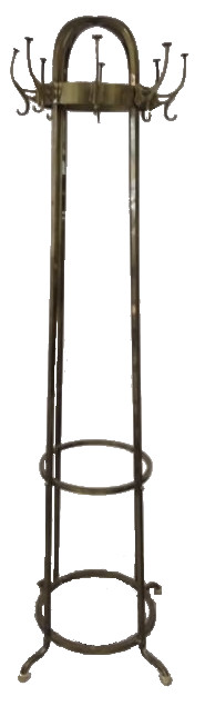 Jugendstil | Brass Coat Stand - Image 4 of 4