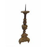 Baroque Candlestick | Wooden