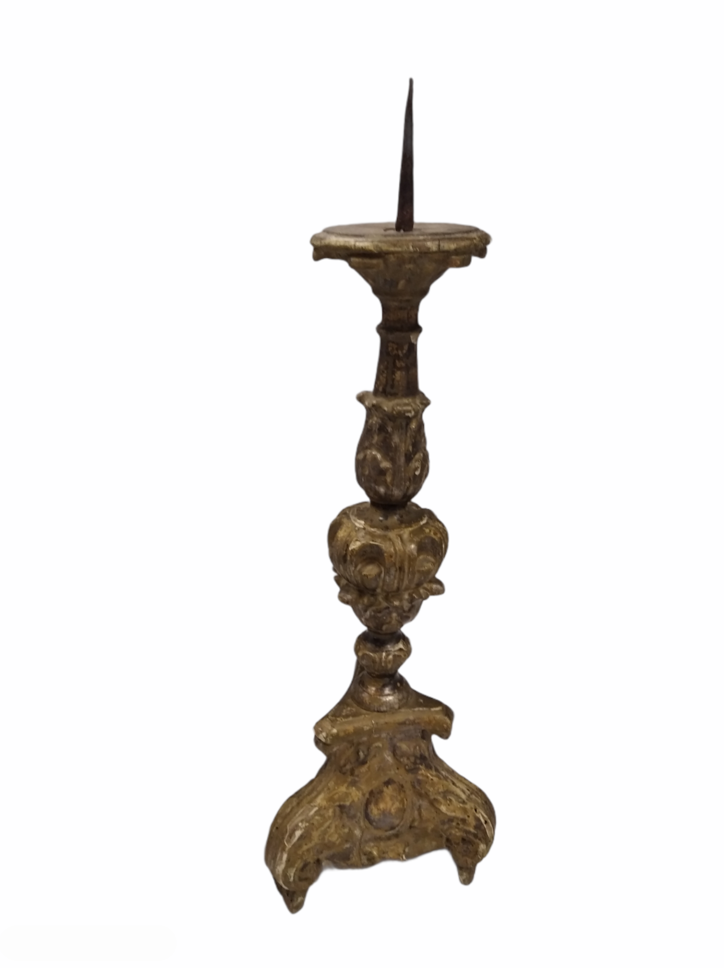 Baroque Candlestick | Wooden