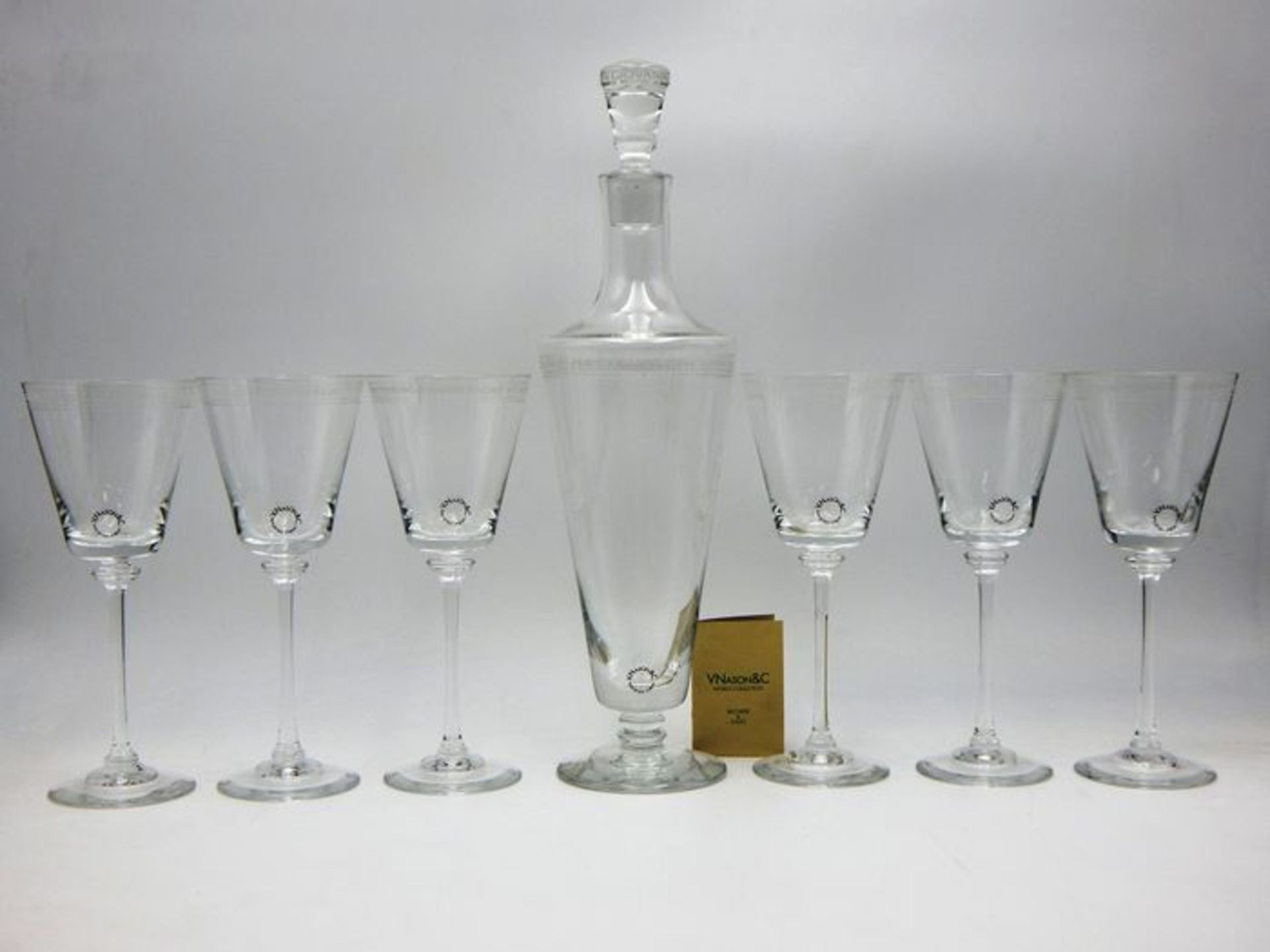 Carlo Nason | Decanter & 6 Glasses - Bild 2 aus 6