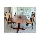 THONET | EXTENDABLE TABLE & 4 CHAIRS