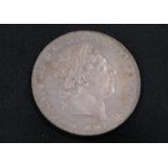 George III silver Crown 1818 Coin