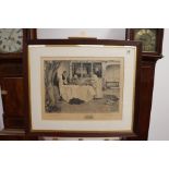 Etching Signed Walter Denby Sadler and James Dobie