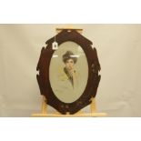 Kimono Girl by Philip Boileau 1863 - 1917, dated 1905 in original Art Nouveau Frame.